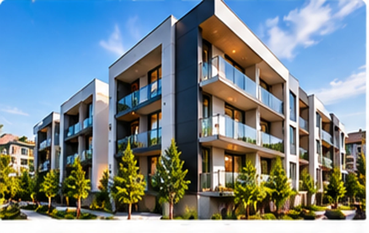 İnegöl modern konut ve apartman yapı projesi